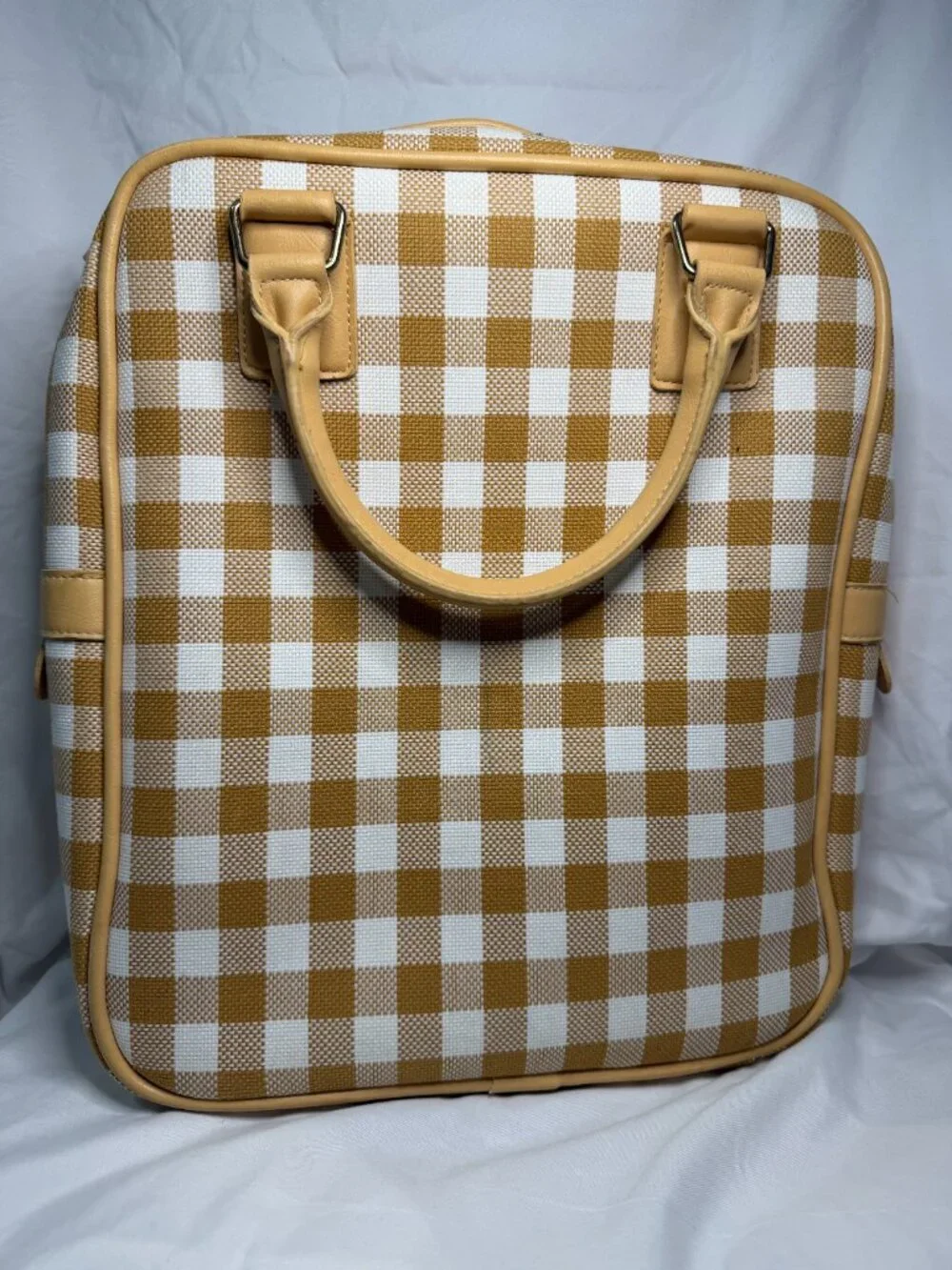 Liz Claiborne Gingham Laptop Tote